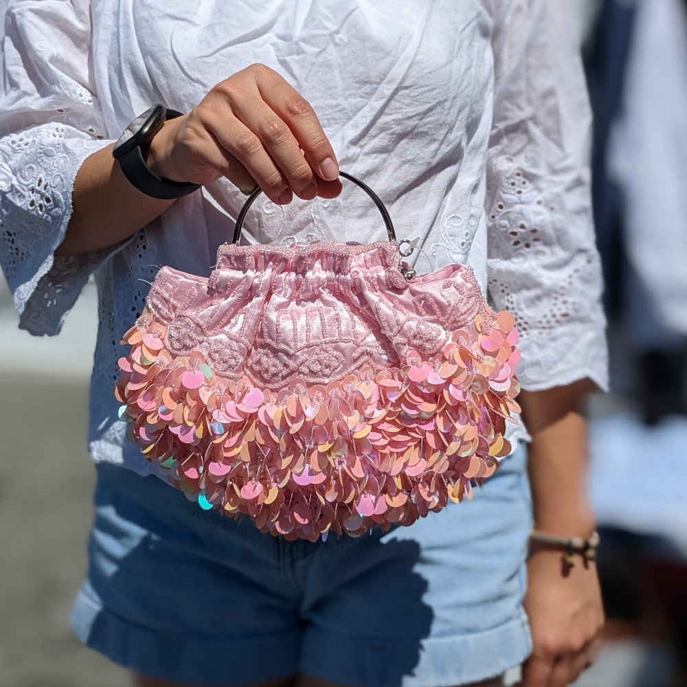Cute Pink Petite Purse, Used, Good Condition